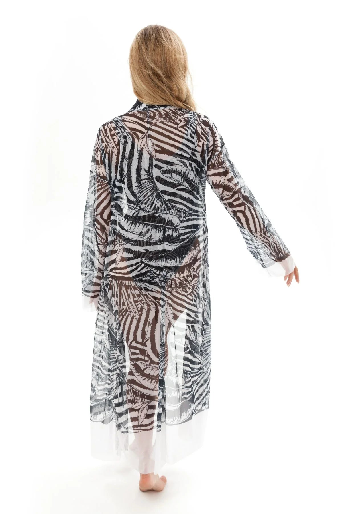 ROBE FAKE ZEBRA