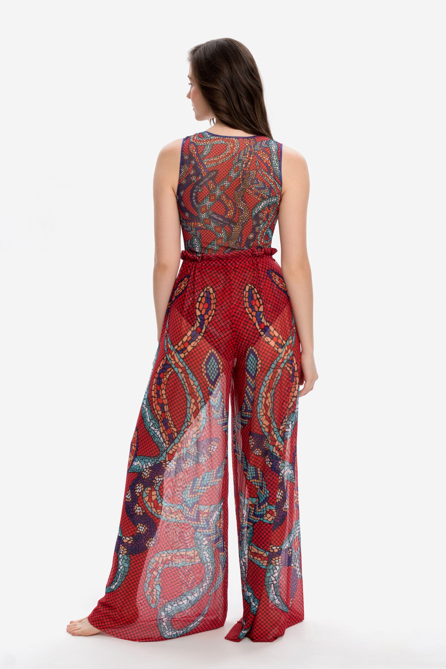 Beach pants "Snakes Mosaic"