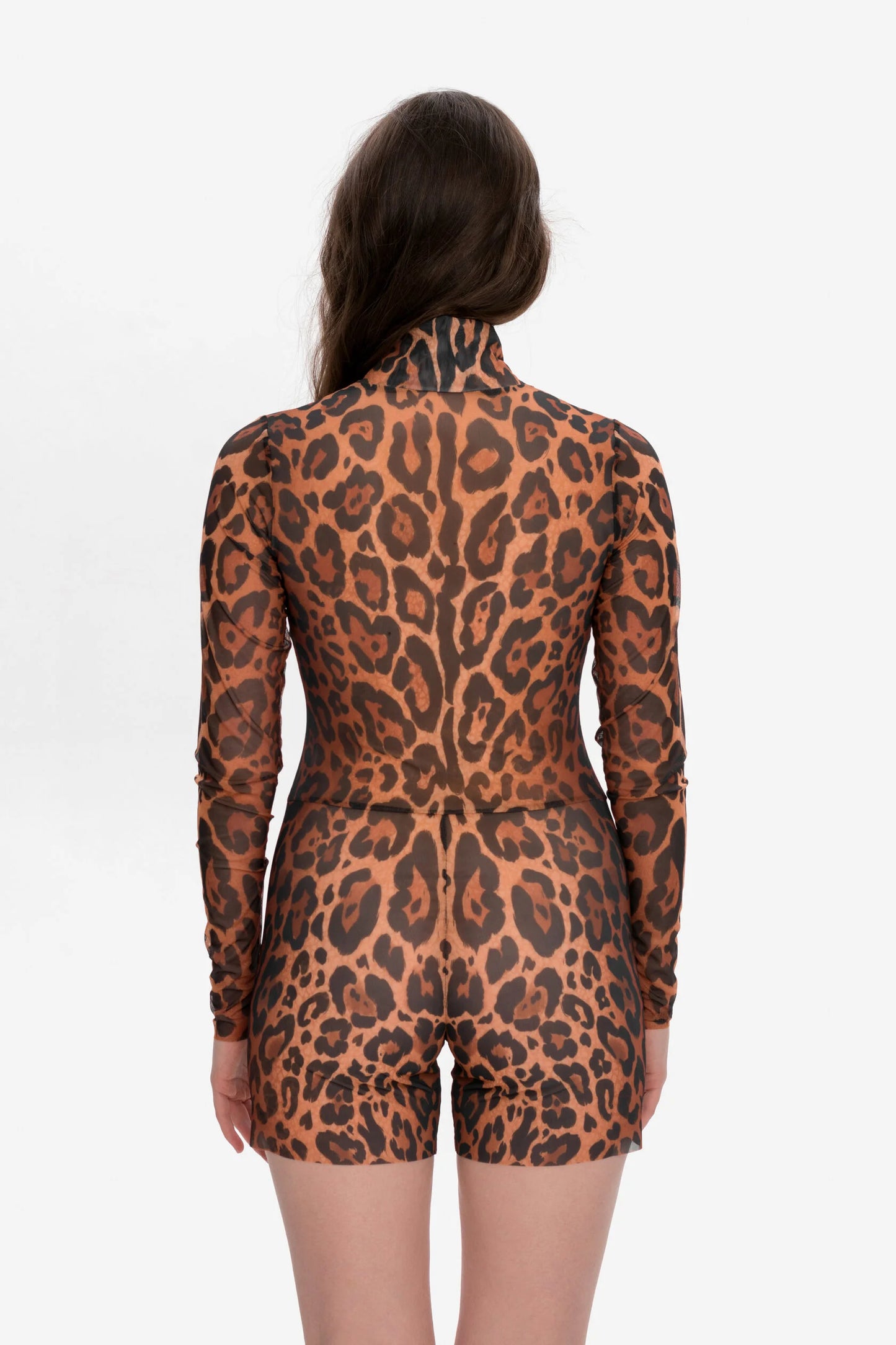 Jumpsuit with shorts "Leopard 25"