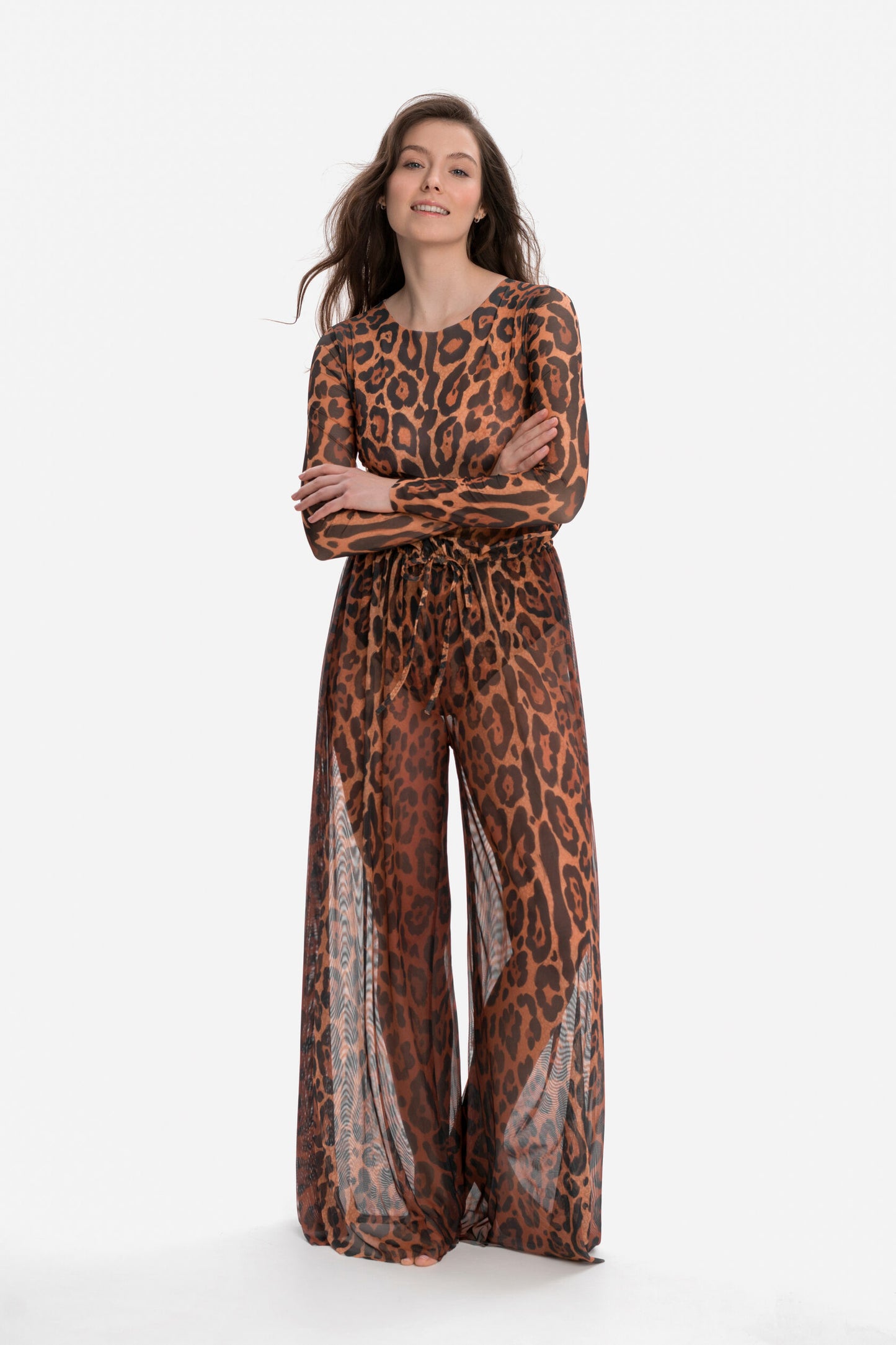 Beach pants "Leopard 25"