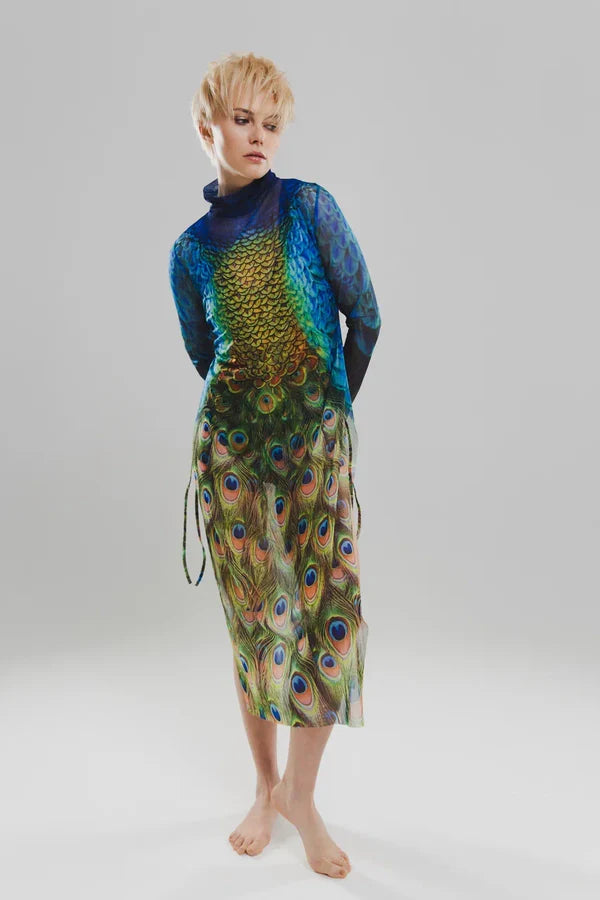 Tunic Dress "Peacock Mayura"