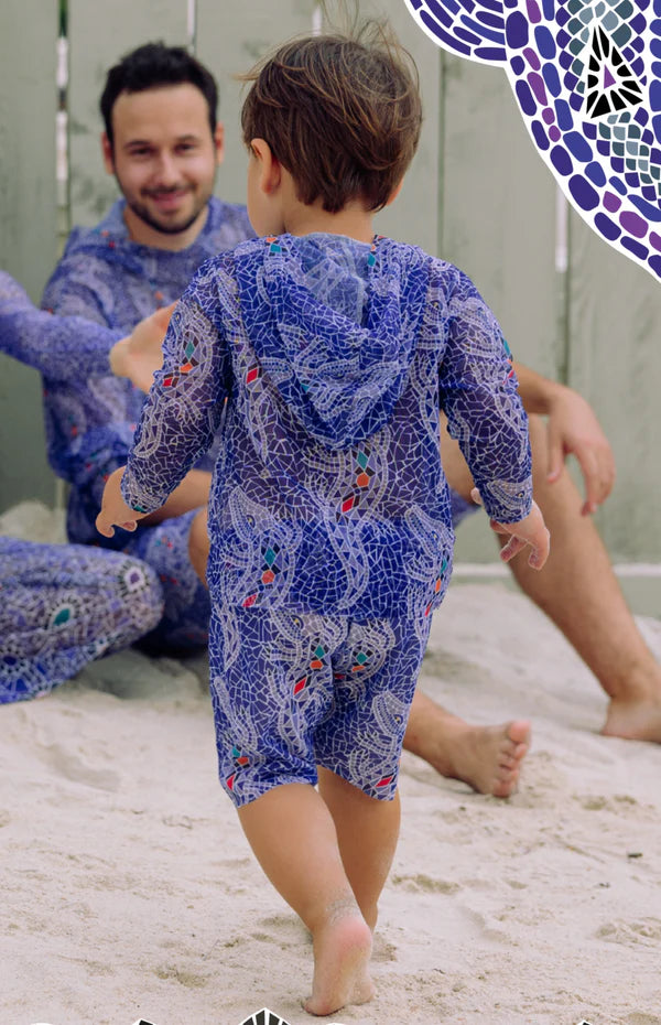 Kids Shorts "Crocodile Purple"