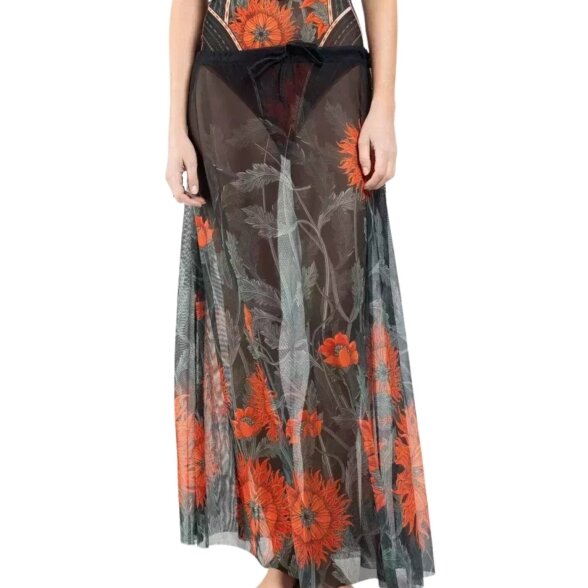 Beach skirt "The Sun Orange"
