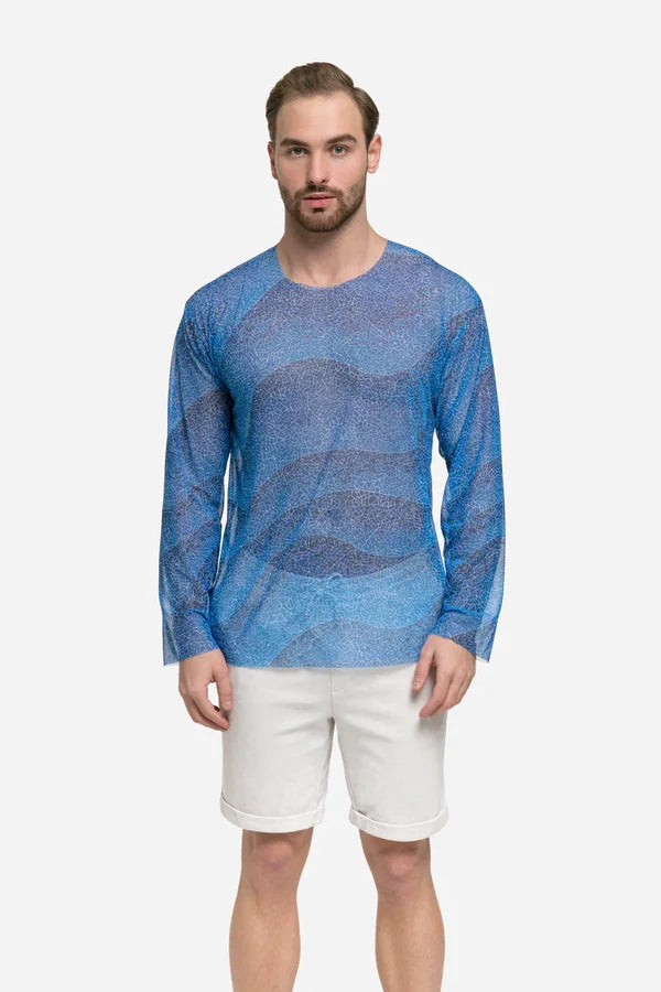 Мужская футболка «Волны»