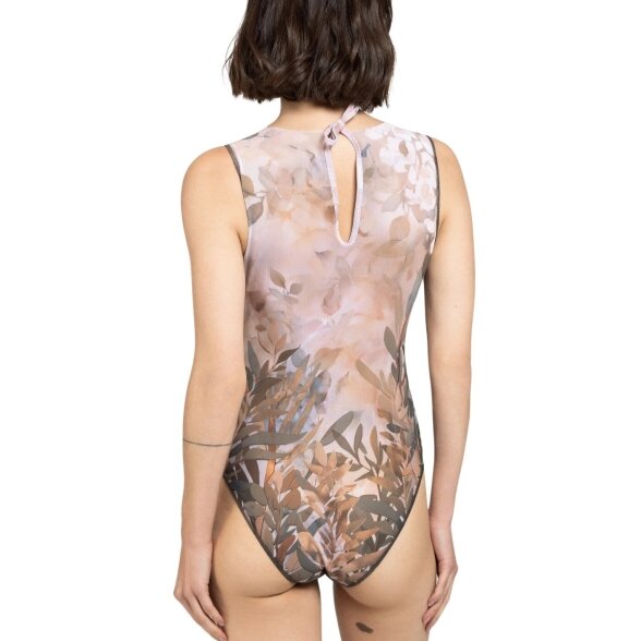 One-piece Sleeveless Swimsuit "Olives"
