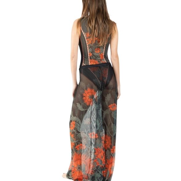 Beach skirt "The Sun Orange"