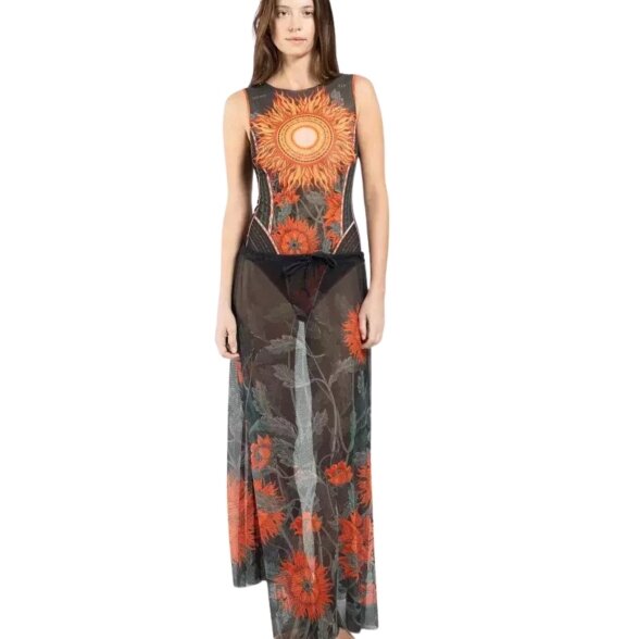 Beach skirt "The Sun Orange"